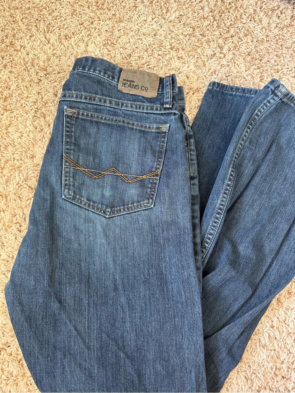 Vintage Men's Wrangler Blue Denim Jeans